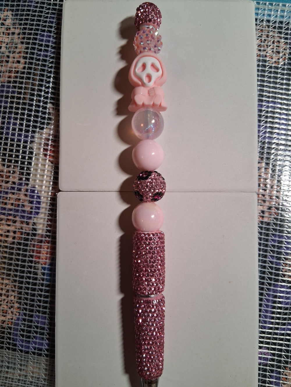 Pink Beaded Pen